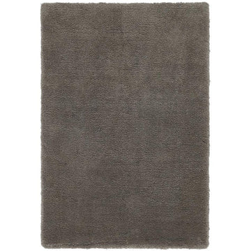 Lulu Plush Super-Soft Densely Woven Plain Silky Polyester Mid-Height Shaggy Smoke Rug-Asiatic Carpets-Rug Love - The Most Loved Rug Store